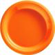Orange Plastic Dinner Plates 20ct